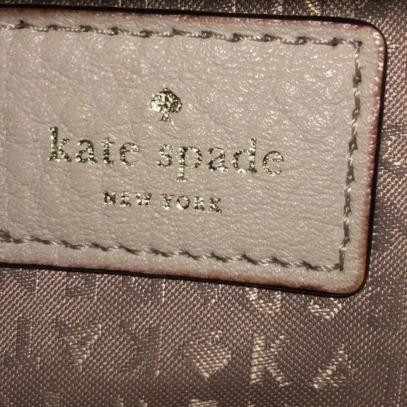 Kate Spade Soft Pink Leather Handbag With Removable Adjustable Crossbody Strap - Picture 10 of 10